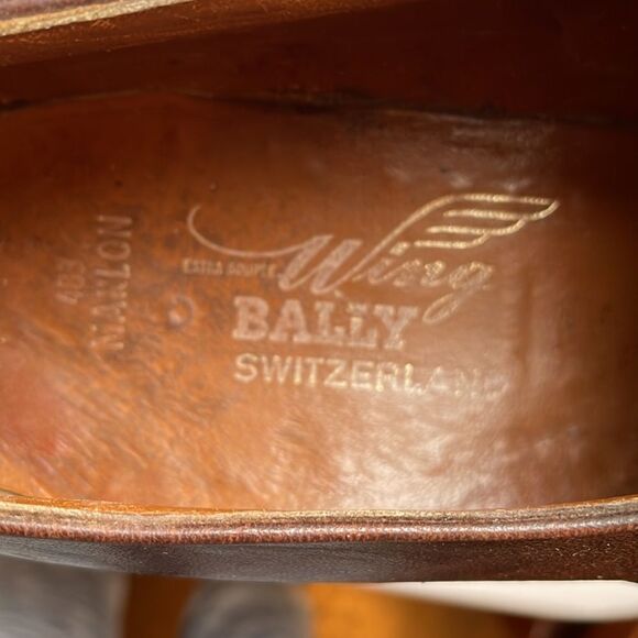 Vintage Bally of Switzerland Marlon brown‎ leather slip on loafers main image 9